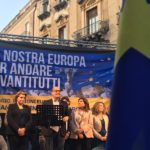 Michela Giuffrida con Nicola Zingaretti a Catania 23 maggio 2019